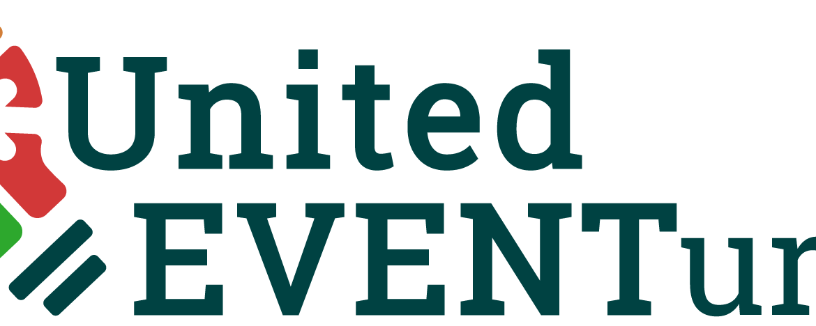 United EVENTures logo, logo, united eventures event planning, events, team building